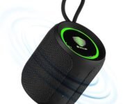 SHIP Coral BTS08 Pro Series Portable Bluetooth Speaker with 16W RMS Stereo Sound | IPX7 Water Resistance | TWS Feature | Up to 14H Total Playtime | Multi-Compatibility Modes (Napoleon Black)