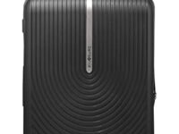 Samsonite Trolley Bag for Travel for Men Women | Hi-Fi 68 cms Polyester Hardsided Check-in Trolley Bag | Travel Bag for Luggage | Suitcase for Travel Bag for Luggage, Black