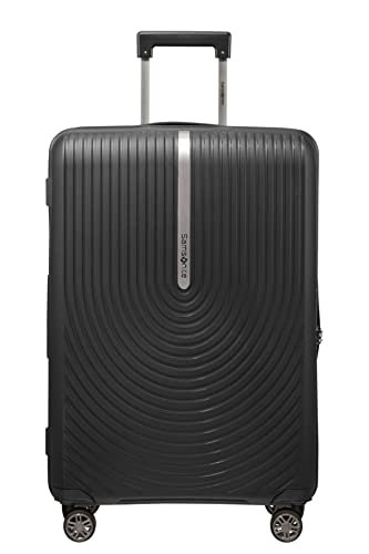 Samsonite Trolley Bag for Travel for Men Women | Hi-Fi 68 cms Polyester Hardsided Check-in Trolley Bag | Travel Bag for Luggage | Suitcase for Travel Bag for Luggage, Black