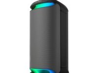Sony SRS-XV800 X-Series Wireless Portable Bluetooth Karaoke Party Speaker IPX4 Splash-Resistant with 25 Hour-Battery, Built-in Handle and Wheels, Omnidirectional Sound, and Ambient Lights