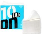 10on Lite Extra Soft Tissue Paper Napkins | Large Size 33x 33 cms | 2 Ply, 50 Pulls | Luncheons | Soft and Absorbent