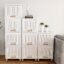 TEX-RO Plastic Wardrobe for Clothes : Versatile Plastic Cupboard for Storage Organizer & Organisers Storage Box for Ideal for Neat and Tidy Storage Solutions Almirah for Clothes (White, 6XL)