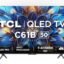 TCL 126 cm (50 inches) 4K Ultra HD Smart QLED Google TV 50C61B (Black)