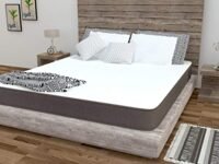 wakeup INDIA Memory Foam Mattress | 10 Years Warranty | Orthopedic Mattress, Queen Bed Medium Firm Mattresses | Memory Foam 5 inch Mattresses (Queen Size-75x66x5 inches, White)