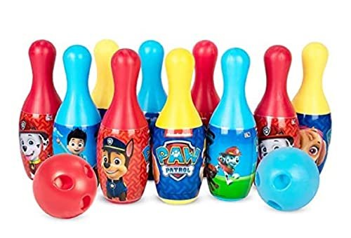 BabyGo 10 pins 2 Ball Plastic Bowling Set for Indoor & Outdoor Games for Kids Children Multi Color | Bowling Set for Kids(Multicolor & Multi Design)