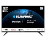 Blaupunkt CyberSound G2 Series 108 cm (43 inch) Full HD LED Smart Android TV 2023 Edition with Dolby Digital Plus & 48 W Sound Output (43CSG7105)