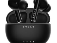 Boult Audio W20 Truly Wireless in Ear Earbuds with 35H Playtime, Zen™ ENC Mic, 45ms Low Latency, 13mm Bass Drivers, Type-C Fast Charging, Made in India, Touch Controls, IPX5 ear buds TWS (Space Black)