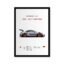 CodersParadise Porsche GT3RS Wall Poster Frames | 8x12 inch (A4 Size) | Hanging Wall Artwork Frames For Home Bedroom, Living Room and Walls Aesthetics | Framed Artworks