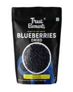 Dried Blueberries 125g by True Elements - Naturally Dried Blueberries with No added Refined Sugar| Vitamin Rich Berries | Healthy Snacks | Dried berries | Ready to Eat Snack