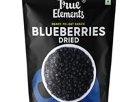 Dried Blueberries 125g by True Elements - Naturally Dried Blueberries with No added Refined Sugar| Vitamin Rich Berries | Healthy Snacks | Dried berries | Ready to Eat Snack