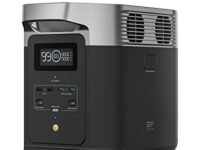EF ECOFLOW Portable Power Station DELTA 2, 1024Wh LiFePO4 Battery, 10 Yr Life, 0% - 100% Charge in 80 mins, Power 13 Appliances at once, 230V - 50Hz India Voltage, Home Backup with