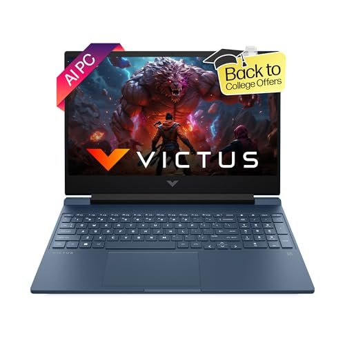 HP Victus Gaming Laptop, AMD Ryzen 7 8845HS AI Powered, 6GB RTX 4050 GPU,15.6-inch (39.6 cm),FHD, IPS,144Hz,16GB DDR5,1TB SSD, 300 nits, Win 11,Backlit KB, DTS:X Ultra (MSO, Blue, 2.29 kg), fb2117AX