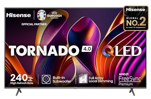 Hisense 139 cm (55 inches) Q7N Series 4K Ultra HD Smart QLED TV (Dark Grey) | 2.1 Channel | 240 High Refresh Rate | HDR 10+ Adaptive | 32 Full Array Local Dimming Zones