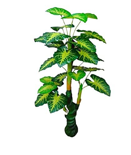 Hyperboles Artificial Indoor Money Plant Home Decorative Tall Plant - 4.65 Feet