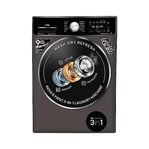 IFB Laundrimagic 3-in-1 8.5 Kg/6.5 Kg/2.5 Kg Inverter Washer Dryer Refresh (Executive ZXM, Mocha)