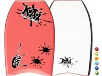 Kai Bro Kick Board Mini Bodyboard Lightweight and Durable 22" (Red)