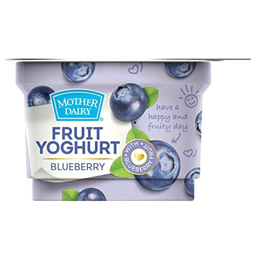 Mother Dairy Yoghurt Bluebery, 100 g Pack