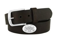 NCAA Mississippi State Bulldogs Zep-Pro Leather Concho Belt