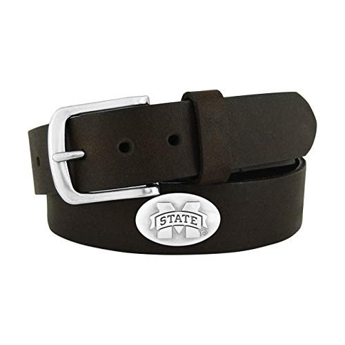 NCAA Mississippi State Bulldogs Zep-Pro Leather Concho Belt