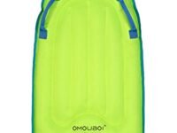 OMOUBOI Inflatable Bodyboard Pool Float Swim Air Bed (Green)