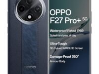 OPPO F27 Pro+ 5G (Midnight Navy, 8GB RAM, 256GB Storage) | 6.7" FHD+ AMOLED Toughest 3D Curved Display|64MP AI Featured Camera|IP69 | 67W SUPERVOOC| with No Cost EMI/Additional Exchange Offers