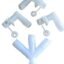 SEER Cooler Pipe Elbows, White - Durable Cooling System Components