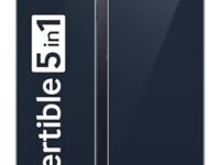 Samsung 653 L, 3 Star, Bespoke AI, Glass Door, Frost Free, Double Door, Convertible 5-in-1 Digital Inverter, Side By Side Smart Refrigerator with Auto Open Door (RS76CB81A341HL, Glam Navy,2024 Model)