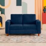 Sleepyhead Tilt - 2 Seater Lounger Sofa with Adjustable Backrest (Fabric, Berry Blue)| Sofa Cum Lounger|Push Back Mechanism|Plush and Luxurious|Sit & Lounge