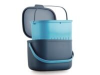 Sparkmate By Crystal Multiutility Bin | Mini Desktop Trash Can| Office Desk Bin | Bedroom Bin| Waste Paper Bin | Open Top