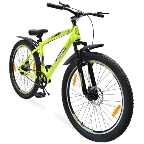 Urban Terrain by Cult Bolt Pro Cycle/Bicycle MTB 27.5T Single Speed with Front Suspension & Disc Brake Bicycle for Men/Boys Mountain Bike | Ideal for 15+ Years,Unisex, Frame Size :17.5 inch (Green)