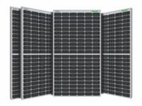 WAAREE Bi-55-550 Watt High Efficiency Dual Glass Bifacial Mono PERC Solar Panel, 144 Half-Cut VOC 49.16 Premium Energy Generation, (Pack of 4) (Bifacial 550 Watt, 2kW)