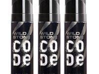 Wild Stone Code Chrome Perfume Body Spray Pack of 3 (120 ml each)