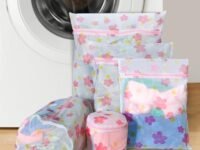 Yellow Weaves Clothes Washing Bags, 5 Sizes, Mesh Laundry Bag with Zipper, Lingerie Bags for Washing Delicates, Reusable Washing Bag for Underwear, Tops, Socks, Pants, Sweaters, Bras and Baby Clothes