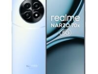 realme NARZO 70x 5G (Ice Blue, 8GB RAM,128GB Storage)|120Hz Ultra Smooth Display|Dimensity 6100+ 6nm 5G|50MP AI Camera|45W Charger in The Box