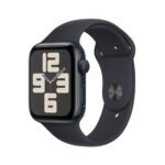 Apple Watch SE (2nd Gen, 2023) [GPS 44mm] Smartwatch with Midnight Aluminum Case with Midnight Sport Band M/L. Fitness & Sleep Tracker, Crash Detection, Heart Rate Monitor, Retina Display