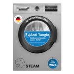 Bosch 8 kg 5 Star Fully-Automatic Front Loading Washing Machine (WAJ2826BIN, Shiny Silver, AI active water plus, In-Built Heater)