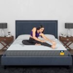 Centuary Mattresses Sleepables 6-Inch Double Size Ortho Pocketed Zero Partner Disturbance Plush Quilted Rolled Packed Pocket Spring Mattress (78x48x6)