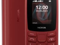 Nokia All-New 105 Dual Sim Keypad Phone with Built-in UPI Payments, Long-Lasting Battery, Wireless FM Radio | RED