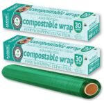 ALOUD CREATIONS Compostable Food Wrapping Cling Film | Ideal for Food Storage, Food Packing | 30 Metres Length | Pack of 2