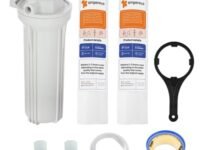 AMPEREUS pre filter Housing Kit with 2 spun filter suitable for all kind of RO/UV/UF water purifier