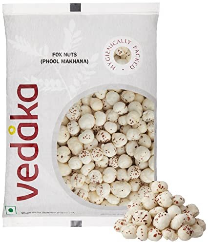 Amazon Brand - Vedaka Fox Nuts (Phool Makhana) | 200 g | No added artificial flavours | No added preservatives