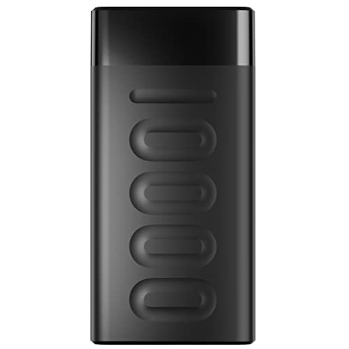 Ambrane 10000mAh Slim & Compact Powerbank, 22.5W Fast Charging, USB & Type C Output, Power Delivery, Quick Charge for iPhone, Android & Other Devices, Made in India + Type C Cable (Stylo 10, Black)