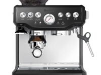 Breville BES870BSXL The Barista Express Coffee Machine, Black Sesame
