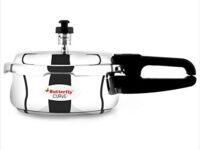 Butterfly Curve Stainless Steel Pressure Cooker, 2 Litre, Silver