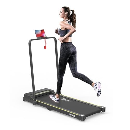 Cockatoo WP-200 1.5HP - 3HP Peak Motorized Treadmill, Walking Pad for Home, Foldable Treadmill, Max Speed- 8 Km/Hr, Max Weight 110 Kg (DIY, Do It Yourself Installation, 1 Year Warranty), Multicolor