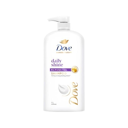 Dove Daily Shine Shampoo For Dull Hair, 1 Ltr