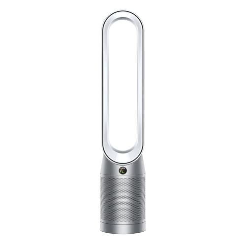 Dyson Air Purifier Cool TP07 (White/Silver) | Covers 600 Sq. Ft| Advanced HEPA H13 filtration|Removes 99.95% of allergens & pollutants as small as PM 0.1|Smart Control| 2 Year Warranty