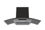 Faber 90 Cm 1200 M3/Hr, Autoclean Chimney, Filterless, 8Yr On Motor, 2Yr Comprehensive Warranty, Italian Design - Made In India (Hood Venice In HC SC FL LG 90, Touch & Gesture Control, Light Grey)