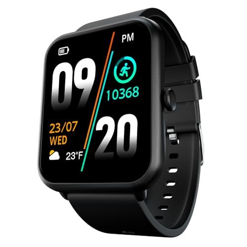 Fire-Boltt Ninja Call Pro Plus 46.48mm (1.83 inch) Smart Watch with Bluetooth Calling, AI Voice Assistance, 120 Sports Modes IP67 Rating, 240 * 280 Pixel High Resolution (Black)