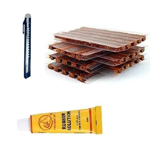 Frocel Tubeless Tyre Puncture Kit Repair Strip (60 Pieces)